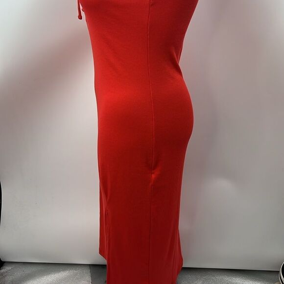 True Religion Poppy Red lace up midi dress XL - Picture 5 of 7